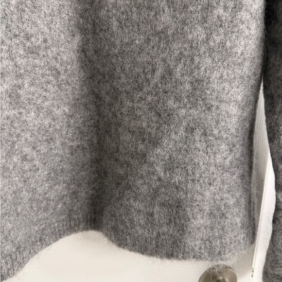 The Frankie Shop Vodskov Gray Wool Alpaca Sweater Size M/L - Picture 6 of 8